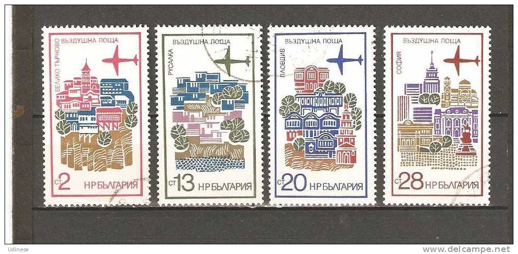 BULGARIA 1973 - AIR MAIL - CPL. SET - USED OBLITERE GESTEMPELT USADO - Used Stamps