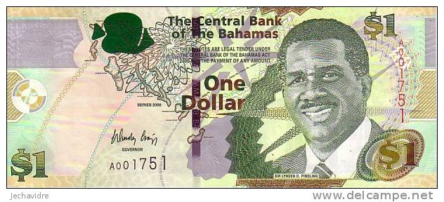 BAHAMAS   1 Dollar  Emission De 2008     ***** BILLET  NEUF ***** - Bahamas