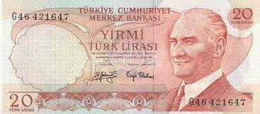 TURQUIE   20 Lirasi  Non Daté (1974)   Pick 187a    *****BILLET  NEUF***** - Turkey