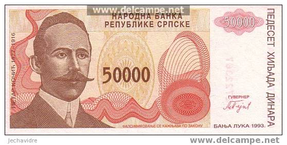 BOSNIE-HERZEGOVINE   50 000 Dinara   Daté De 1993   Pick 150a     ***** BILLET  NEUF ***** - Bosnien-Herzegowina