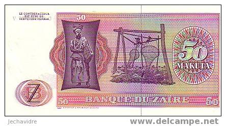 ZAÏRE   50 Makuta   Daté Du 24-11-1979   Pick 17a     ***** BILLET  NEUF ***** - Zaïre