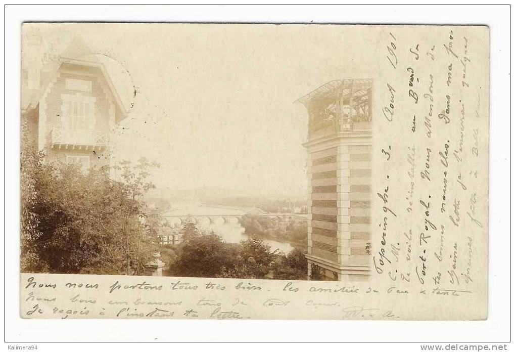 BELGIQUE  / ENVIRONS  De  POPERINGHE /  VUE  PRISE  DE  LA  VILLA  BELLE-VUE  /  CARTE-PHOTO  UNIQUE  ( Cpa Précurseur ) - Poperinge