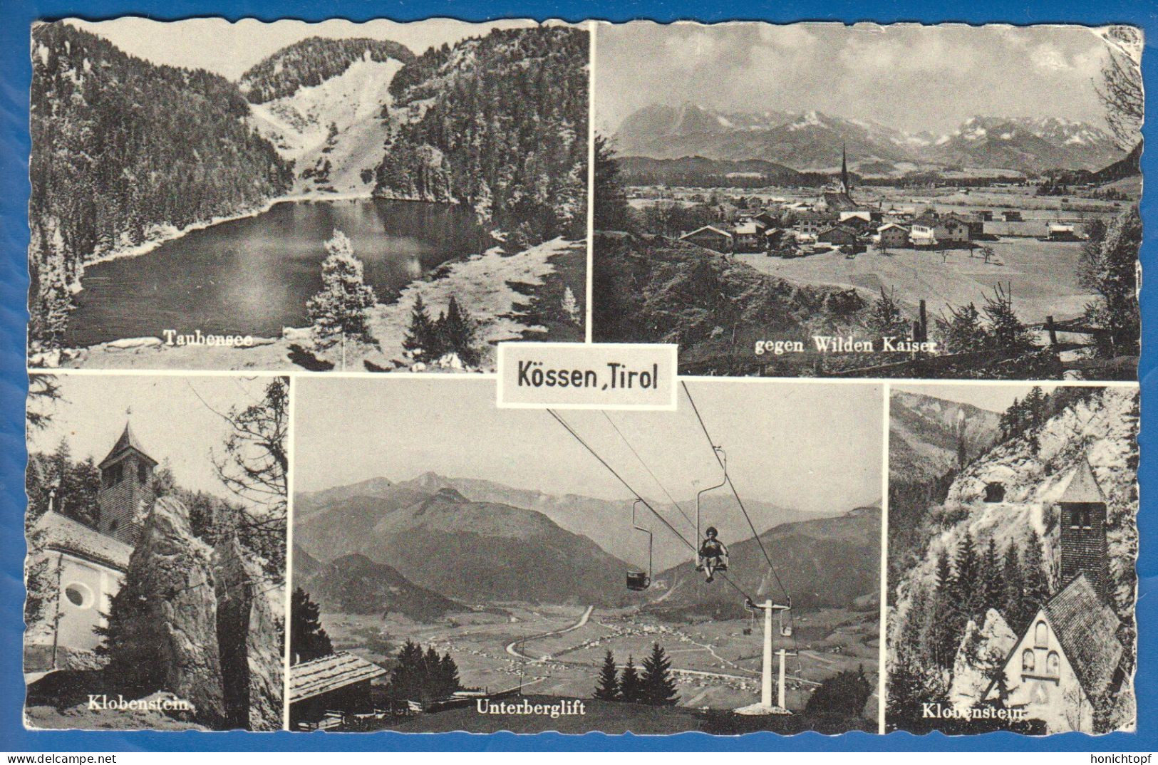 Österreich; Kössen; Leukental; Kitzbühel; Tirol; Multibildkarte; 1960 - Kitzbühel