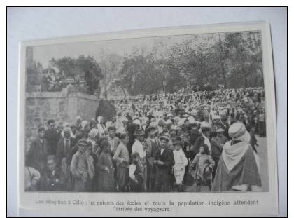 1912 -  Enfants à COLLO Algérie   - Ancienne Coupure De Presse Avec PHOTO - Non Classés