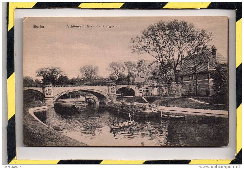 BERLIN . - . SCHLEUSENBRUCKE IM TIERGARTEN - Tiergarten