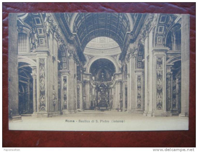 Roma - Basilica Di S. Pietro (interno) - San Pietro