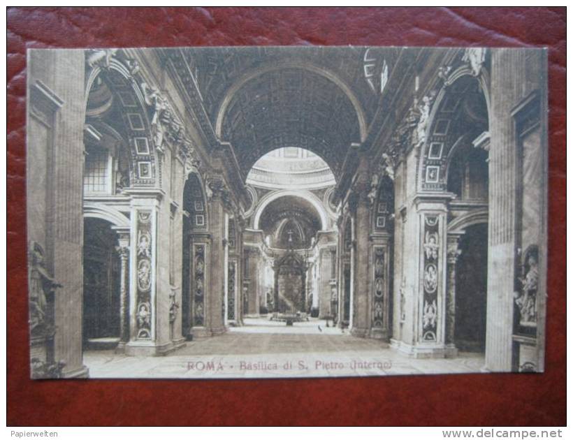Roma - Basilica Di S. Pietro (Interno) - San Pietro