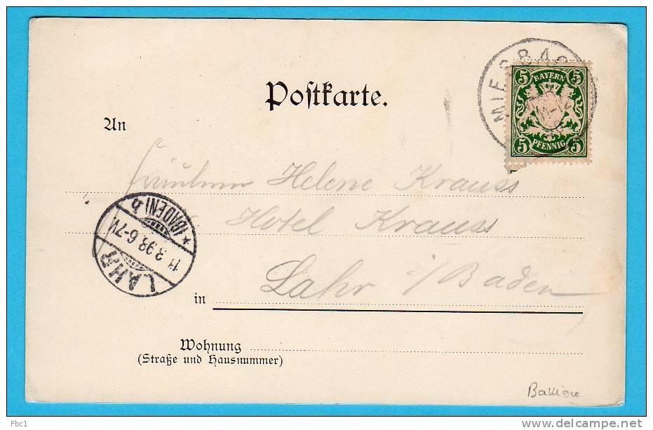 CPA: Allemagne - Gruss Aus Miesbach (1898) - Miesbach