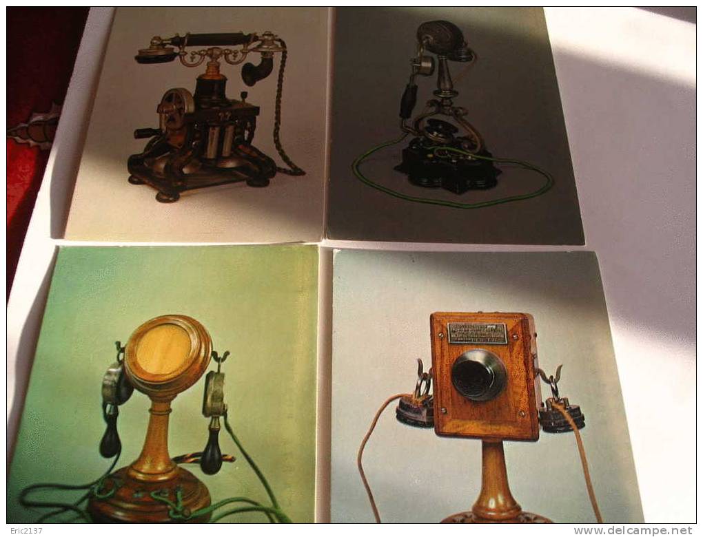 4 Postes Telephoniques Anciens - Objets D'art