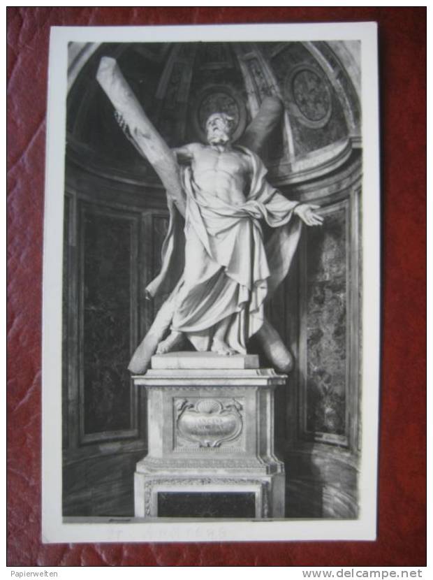Roma - Citta Del Vaticano: Statua Di S Andrea Nella Basilica Di S Pietro - San Pietro