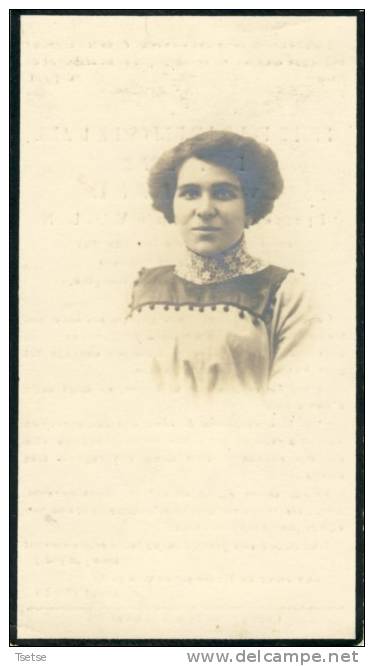 Faire-parts Mortuaire : Mme Eva Liénard ( Ep. Romain Wullen ), Né à Seloignes En 1891 Et Y Est Décédée En 1924 - Décès