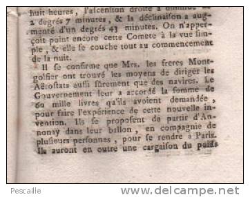 MERCURE HISTORIQUE ET POLITIQUE FEVRIER 1786 LA HAYE - RUSSIE POSTDAM AUTRICHE PRUSSE JAMAÏQUE PARIS MONTGOLFIER LONDRES - Newspapers - Before 1800