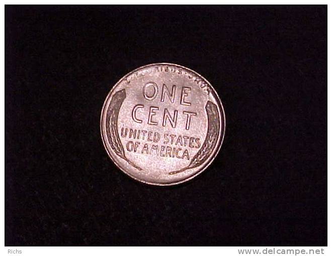 1943 Lincoln Cent - 1909-1958: Lincoln, Wheat Ears Reverse