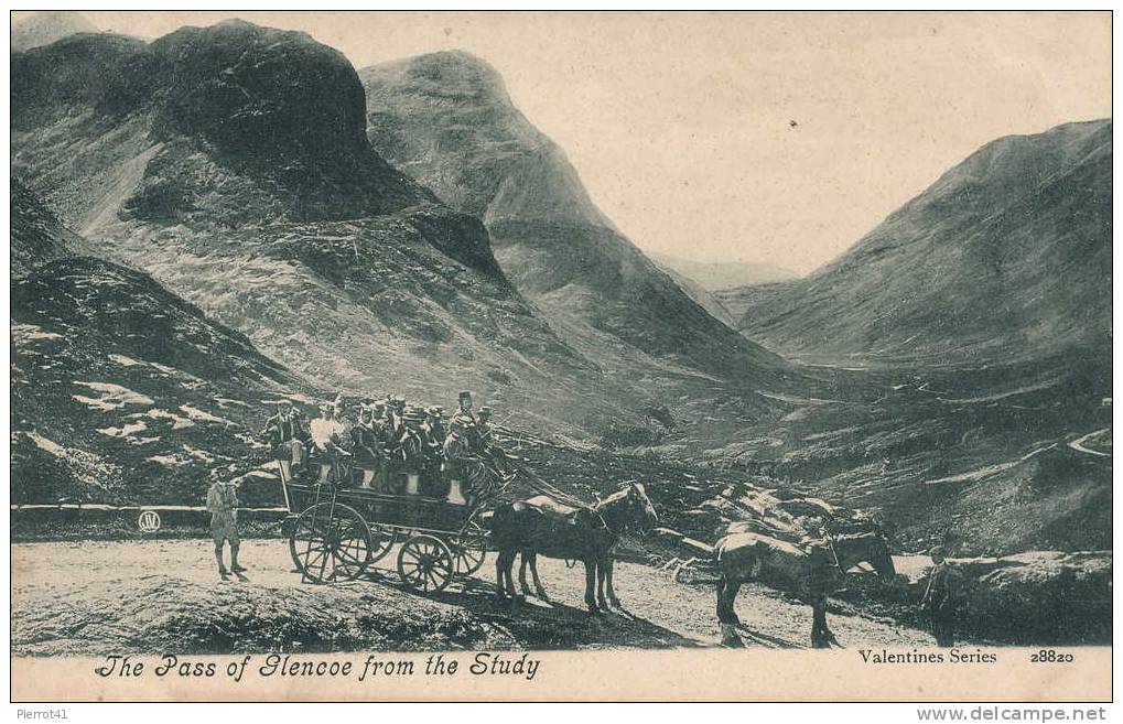 The Pass Of GLENCOE From The Study - Argyllshire