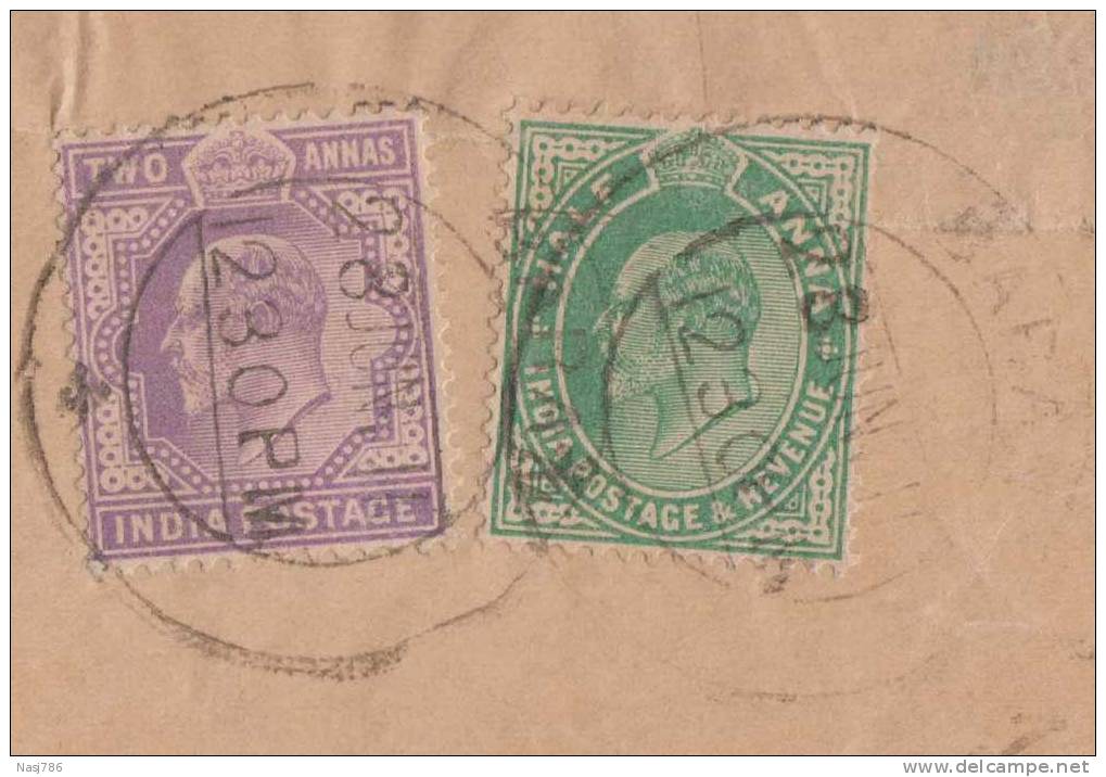 Br India, King Edward, Registered Cover, Baran, India As Per The Scan - 1902-11  Edward VII