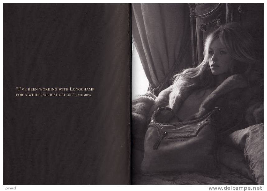 Catalogue Longchamp Paris Collection Kate Moss 2010 - Kataloge