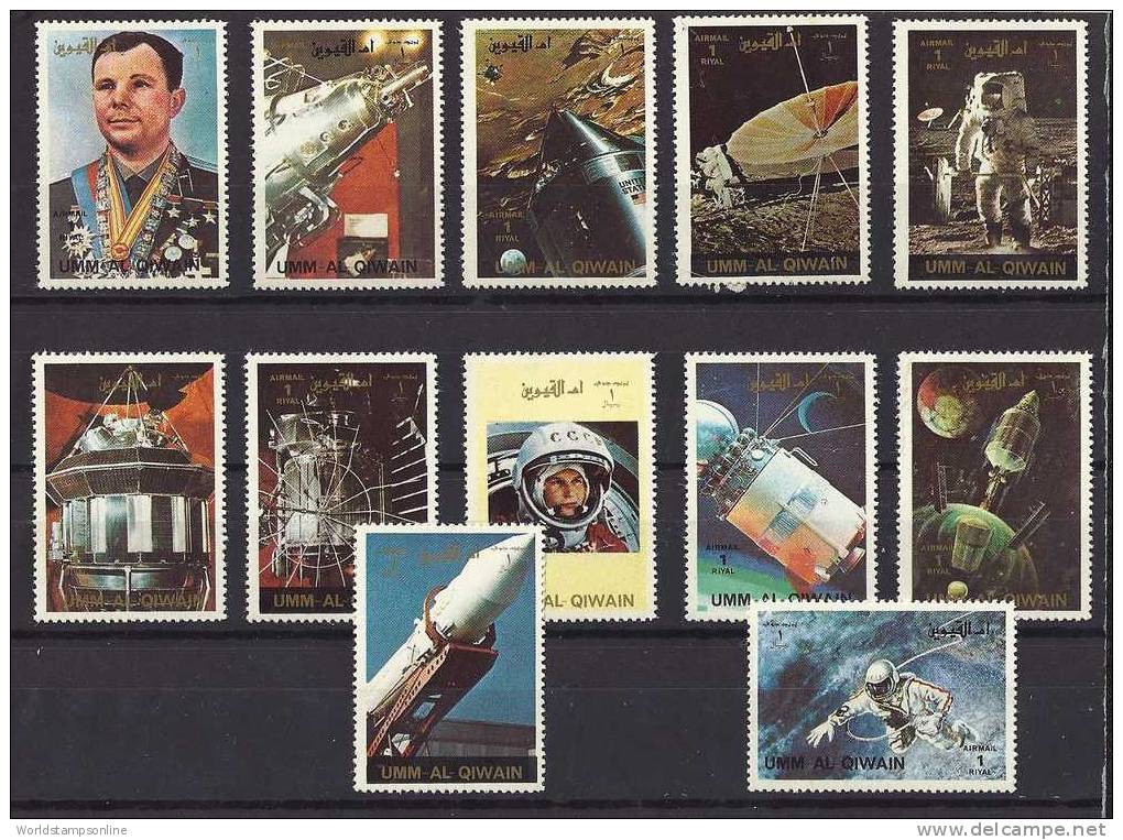 Umm Al Qiwain, Serie 12, Year 1972, History Of Space, MNH ** - Asia
