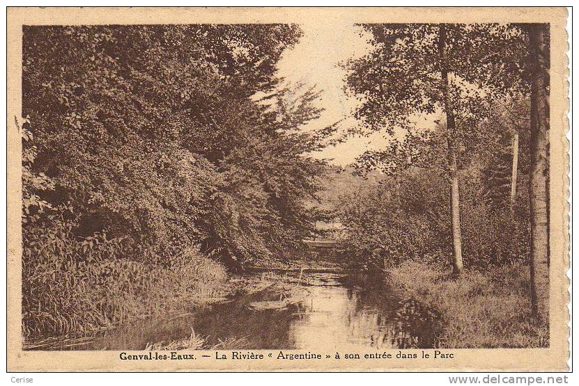 Genval-les-eaux: La Rivière "Argentine" à Son Entrée Dans Le Parc - Rixensart