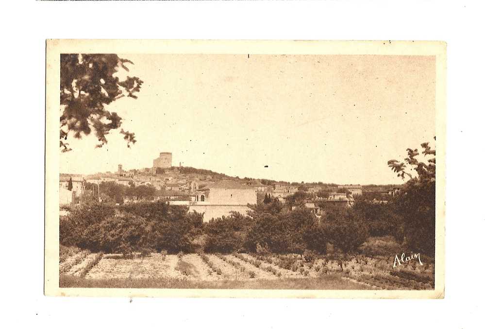 Cp, 84, Chateauneuf-du-Pape, Vue Générale (Côté Est) - Chateauneuf Du Pape