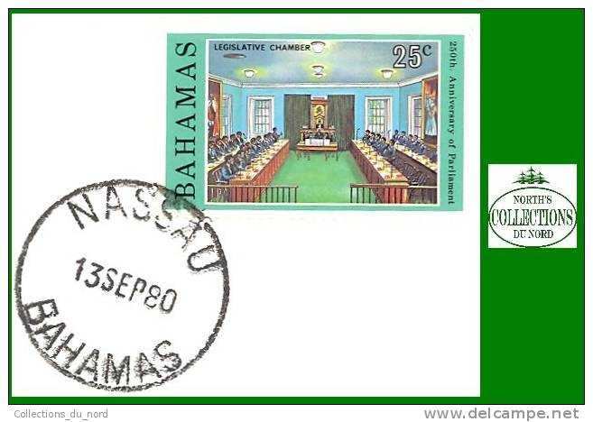 Bahamas Stamp # 456 Nassau Obl. / Timbre Bahamas - Bahamas (1973-...)