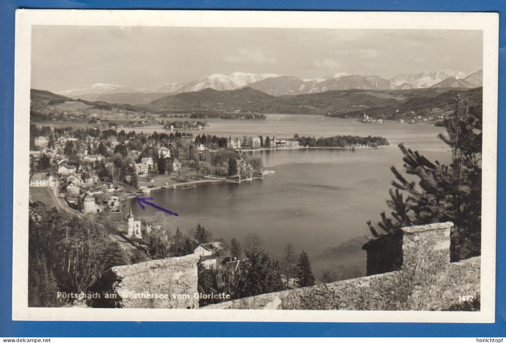 Österreich; Portschach Am Worthersee, Panorama; 1939 - Pörtschach