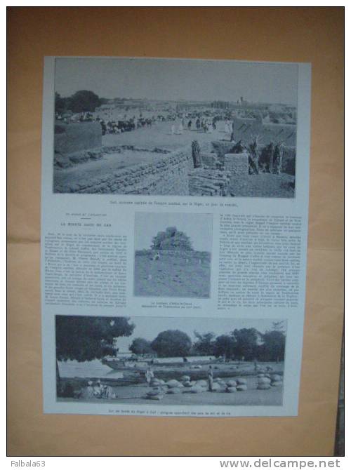 ++Article 1922  Oasis De GAO    Niger - Historische Dokumente