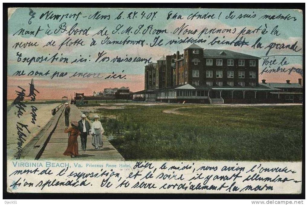 VIRGINIA BEACH, Va. Princess Anne Hotel - 1907 - Virginia Beach
