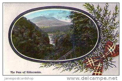 The PASS Of KILLICRANKIE - White Heather Border - Aberdeenshire - GRAMPIAN - Aberdeenshire