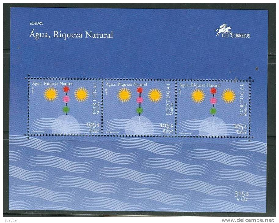 MADEIRA   2001  EUROPA CEPT   MS MNH - 2001