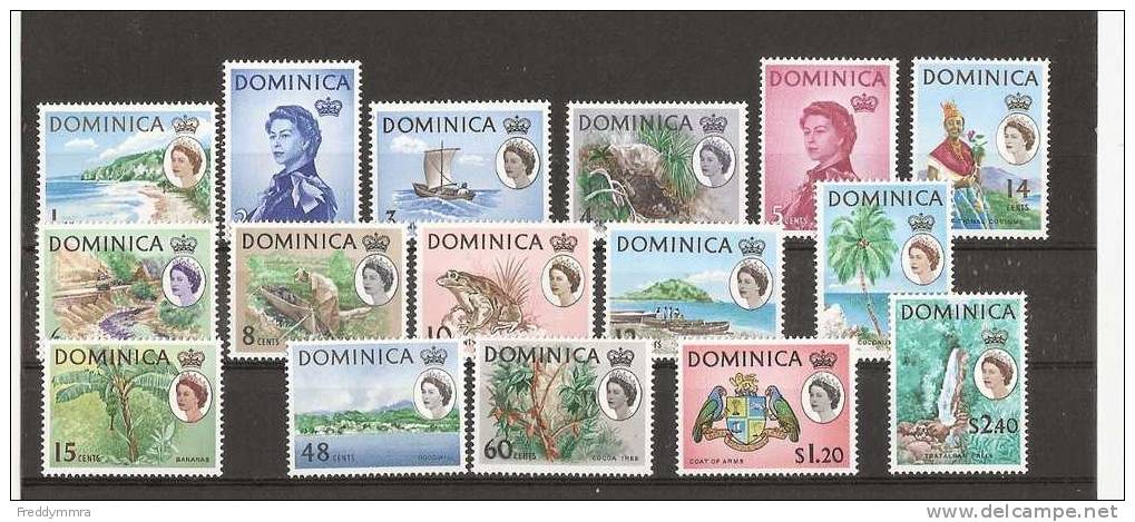 Dominique: 159/ 175 **  (manque Le 170) - Dominica (1978-...)