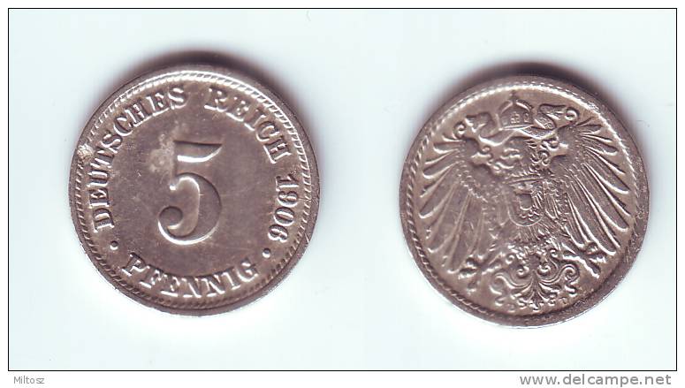 Germany 5 Pfennig 1906 D - 5 Pfennig