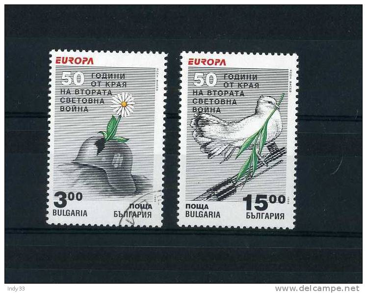 - BULGARIE . TIMBRES EUROPA 1995 . SANS GOMME ET SANS CHARNIERE - 1995