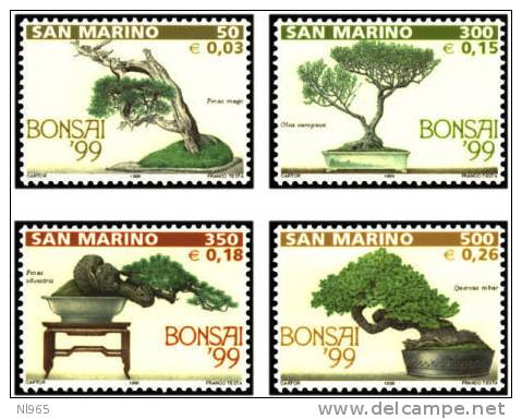 REPUBBLICA DI SAN MARINO - ANNO 1999 - MOSTRA DI BONSAI - NUOVI MNH ** - Unused Stamps