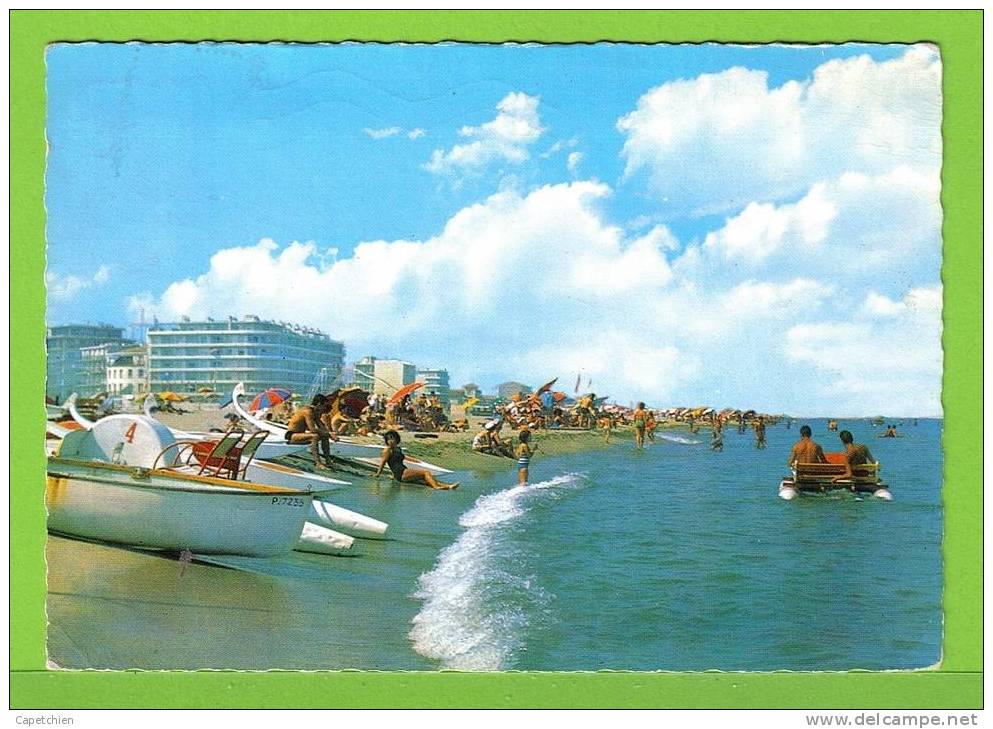 CANET PLAGE - LA PLAGE ET LE FRONT DE MER - Carte écrite En 1964 - Canet En Roussillon