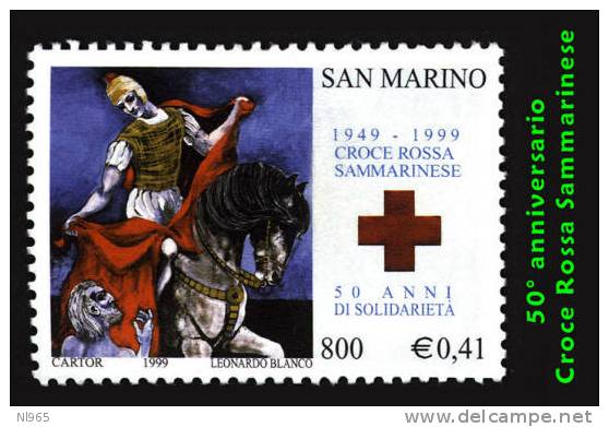 REPUBBLICA DI SAN MARINO - ANNO 1999 - CROCE ROSSA SANMARINESE - NUOVI MNH ** - Neufs
