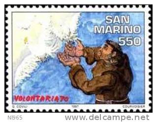 REPUBBLICA DI SAN MARINO - ANNO 1997 - VOLONTARIATO E SOLIDARIETA´   - NUOVI MNH ** - Neufs