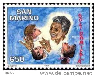 REPUBBLICA DI SAN MARINO - ANNO 1997 - VOLONTARIATO E SOLIDARIETA´   - NUOVI MNH ** - Nuevos