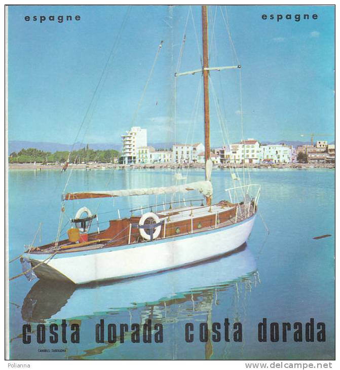 B0226 Brochure Pubbl. SPAGNA - COSTA DORADA Anni '60/Sitges/Calella/Tamarit/Tarragone/Salòu - Toerisme, Reizen