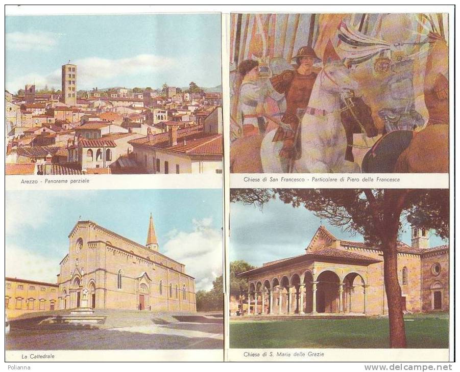 B0274 Brochure Pubblicitaria AREZZO EPT Anni '60/Illustrazione Di Bertelli - Tourisme, Voyages