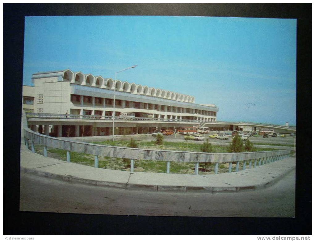 5138 KIRGUISTAN FRUNZE MANAS AIRPORT AEROPUERTO POSTCARD AÑOS 60/70 - TENGO MAS POSTALES - Kirguistán