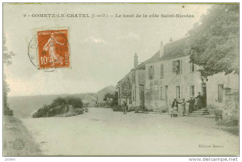 91  GOMETZ-LE-CHATEL ( Essonne )      Le Haut De La Côte Saint - Nicolas. - Autres & Non Classés