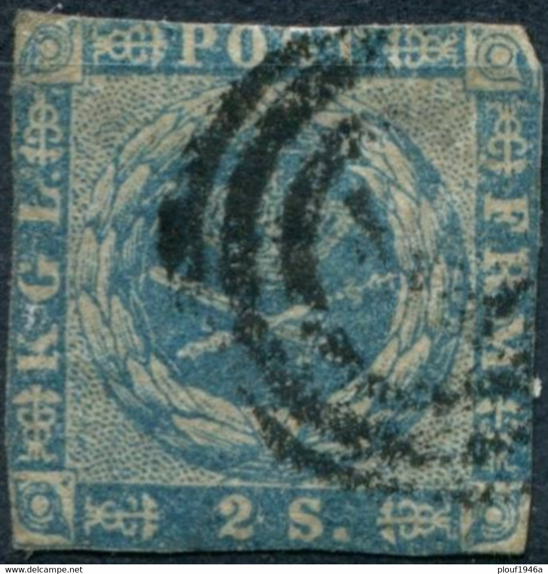 Pays : 149 (Danemark)   Yvert Et Tellier N° :     3 (o) - Used Stamps