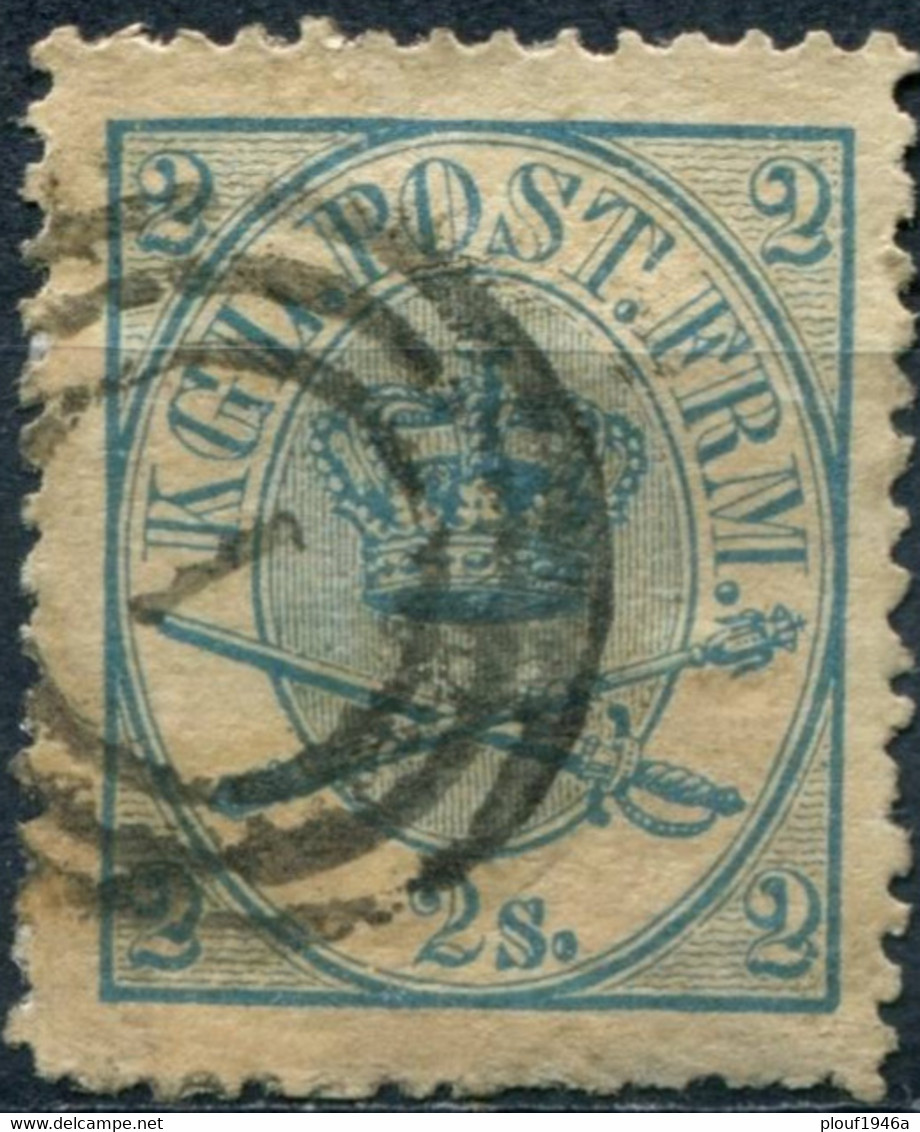 Pays : 149,01 (Danemark)   Yvert Et Tellier N° :    11 (o) - Used Stamps