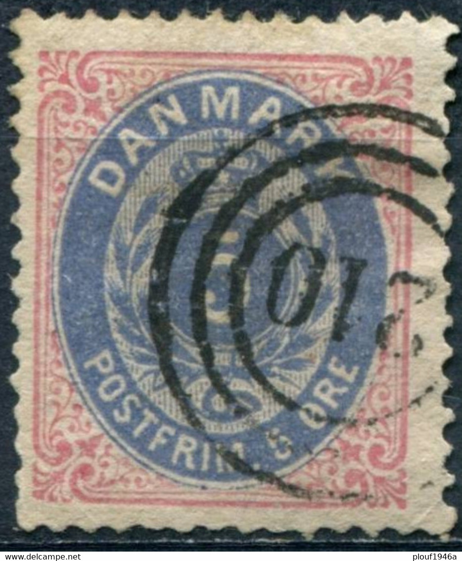Pays : 149,01 (Danemark)   Yvert Et Tellier N° :    23 A (B) (o) - Used Stamps