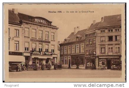 BELGIQUE:NIVELLES 1939.(Brabant Wallon.):Un Coin De La Grand´Place.Carte Non écrite. - Nivelles