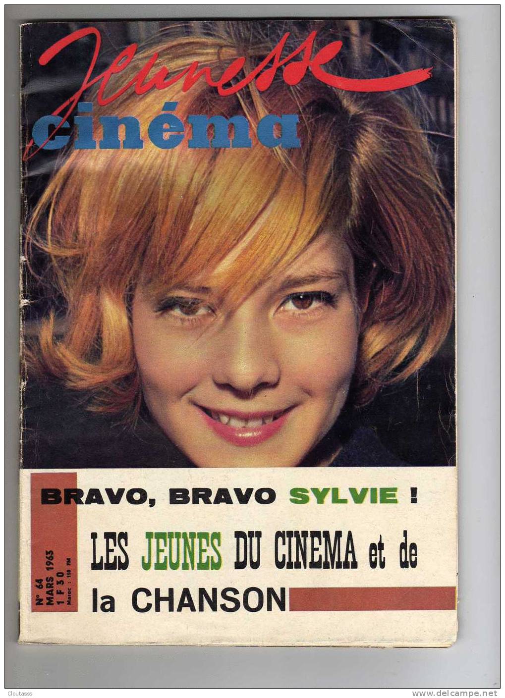 SYLVIE VARTAN) REVUE "JEUNESSE CINEMA" 74 Pages SUPERBE -muliples Photos De Vedettes, Leur Actualité- - Música