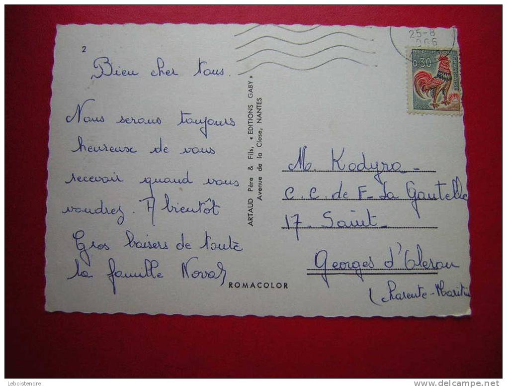 CPSM-45-LOIRET-DEGUSTONS LES FAMEUSES ANDOUILLES-NOUS PENSONS BIEN A VOUS ! AMITIES -JARGEAU-CARTE EN BON ETAT - Jargeau