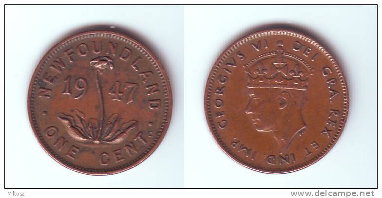 New Foundland 1 Cent 1947 - Canada