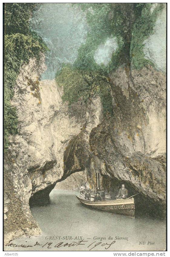 73 - Savoie - Gresy Sur Aix - Gorges Du Sierroz - Barque - Gresy Sur Aix