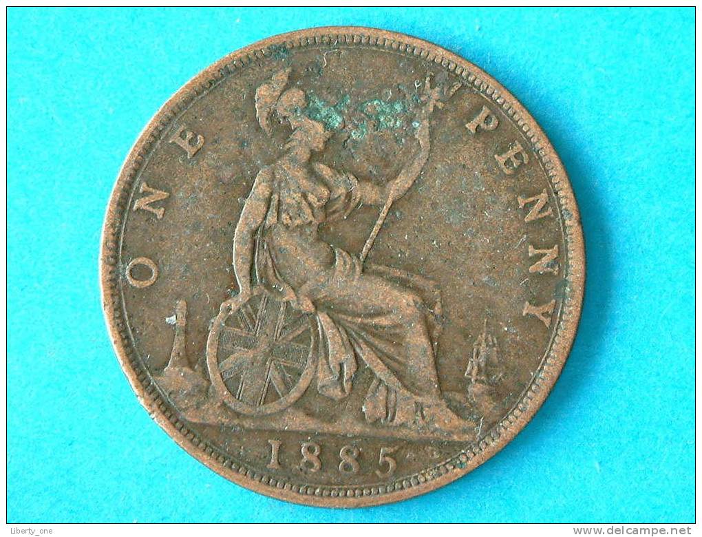 1885 - PENNY / KM 755 (  For Grade, Please See Photo ) !! - D. 1 Penny